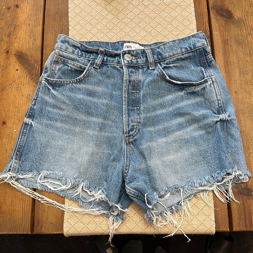 Frayed shorts